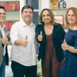 Patrícia Moreira se reúne com governador Rafael Fonteles em Teresina
