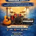 Projeto cria Casa da Música em Uruçuí e pede doações de instrumentos