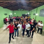 Candidata a deputada estadual Elzuila Calisto participa de encontro político em Uruçuí