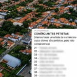 Lista de boicote a comércios por posição política circula em Uruçuí